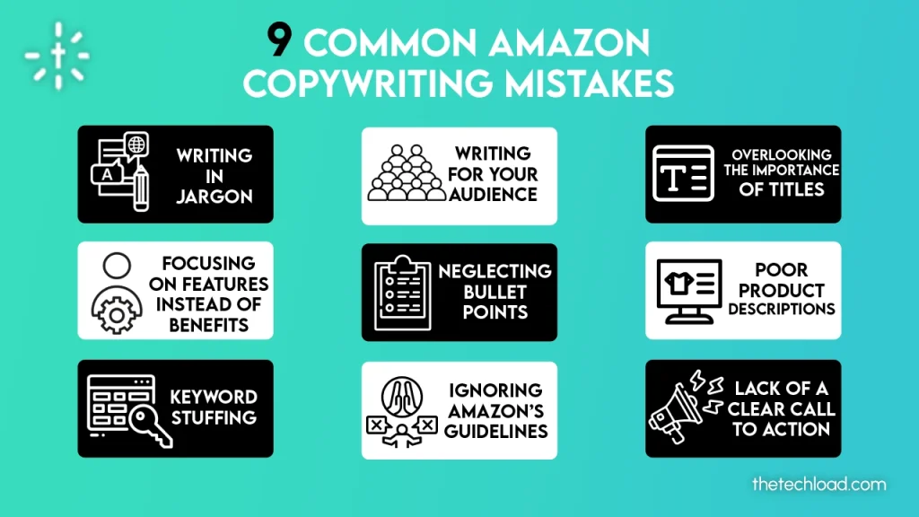 Common Amazon Copywriting Mistakes